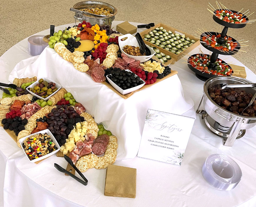 photo of wedding hors d'oeuvres